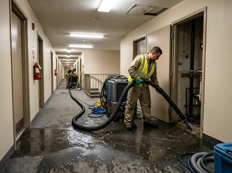 multi-unit-apartment-hallway-f-005 — frequently asked questions, Emergency Burst Pipe Water Extraction & Removal in Casa Con…